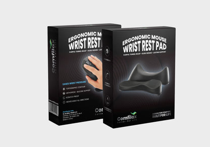 ergonomic mouse wrist rest pad box black